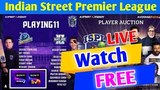 How to Watch ISPL T10 Match for FREEThe Indian Street Premier League LIVE Match Watch on Sony LIV [upl. by Lap]