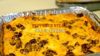 How To Make Peppered Steak Mac amp Cheese [upl. by Gisela]