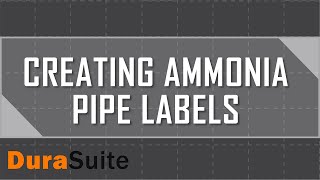 Create Ammonia Pipe Marking Labels with DuraSuite [upl. by Solohcin]