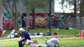 Sydney Bourke St Park homeless refuge [upl. by Notrub]