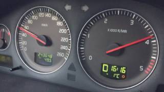 Volvo s60 d5 acceleration 0100 229HP 530 Nm [upl. by Saisoj]