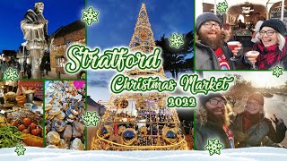 Stratford Christmas Victorian Market 2022 The Best UK Xmas Market 🎁  XMAS VLOG 2022 [upl. by Ursel]