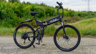 TEST Varun M26  faltbares elektrisches Mountainbike  250W  25kmh  Preisleitung Tip Top [upl. by Erika]