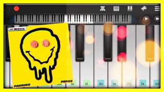 Farruko  Pepas  Tutorial Piano [upl. by Gefell]