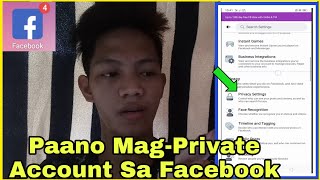 PAANO MAGPRIVATE ACCOUNT SA FACEBOOK STEP BY STEP  TAGALOG TUTORIAL  MR ALVIN BOA VLOG [upl. by Norahc]