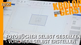 Fotobuch Vorlagen selbst erstellen  12  Fotobücher selbst gestalten 📷 KrolopampGerst [upl. by Micheil]