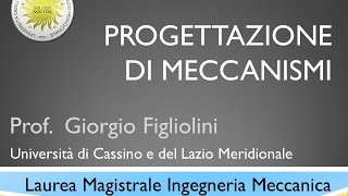 Progettazione Meccanismi Lezione3 [upl. by Knowles]