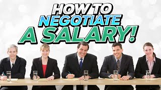 HOW TO NEGOTIATE A SALARY IN A JOB INTERVIEW What Are Your Salary Expectations BEST ANSWER [upl. by Eiduj138]