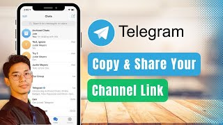 Telegram Channel Link  How to Copy amp Share Channel Link in Telegram [upl. by Alver]