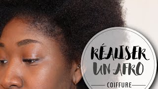 Comment réaliser un afro  Par Brownskin [upl. by Azer]