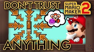 Super Mario Maker 2  Dont Trust Anything TROLLOGY [upl. by Perrin]