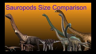 Sauropods Size Comparison [upl. by Parthinia320]