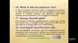 41 Pharmaceutical Quality Assurance Interview Questions amp Answers [upl. by Carew]