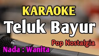 TELUK BAYUR  KARAOKE  NADA WANITA CEWEK  Pop Nostalgia  Ernie Djohan  Live Keyboard [upl. by Zebulon646]