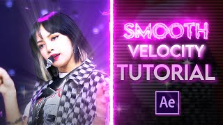 how to smooth velocity edits  after effects tutorial [upl. by Aroda]