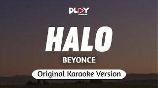 Beyonce  Halo Karaoke Version [upl. by Lareena]