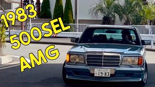 The Mercedes 500SEL AMG amp 560SEL in action  Masterpiece of 1980s Excess [upl. by Karol109]