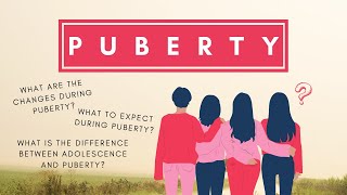 Introduction to Puberty amp Adolescence  Changes during Puberty [upl. by Ahcila738]