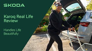 Škoda Karoq 2023  Real Life Review with Angelica Bell [upl. by Eninnaj]