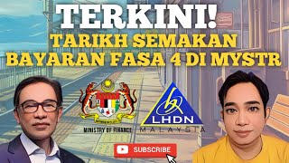 TARIKH SEMAKAN BAYARAN FASA 4 STR 2024 [upl. by Rumit]