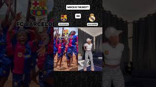 VISCA BARÇA Vs HALA MADRID Pt 26 shorts dance music halamadrid viscabarça laliga [upl. by Albin754]