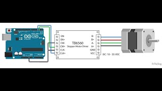 Stepper Motor Connection With TB6560 Driver And Arduino [upl. by Fante]