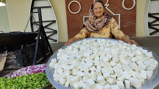 Kadhai Paneer Recipe By Granny  Paneer Recipe  Punjabi Kadhai Paneer  Veg village food [upl. by Nivla977]