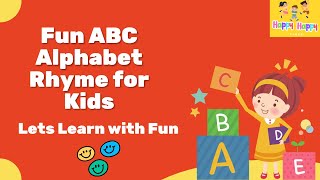 quotFun ABC Alphabet Rhyme for Kids  Learn Letters A to Z with Animals amp Objects 🎵📚quot [upl. by Irem131]