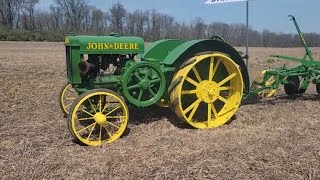 1924 John Deere D  How to start it [upl. by Anitnas]