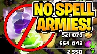 THE BEST NO SPELL ARMIES FOR FARMING  Fix That Rush Ep4  quotClash of Clansquot [upl. by Oiralih67]