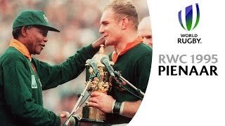 Nelson Mandela amp Francois Pienaar moment at RWC 1995 [upl. by Iffar]