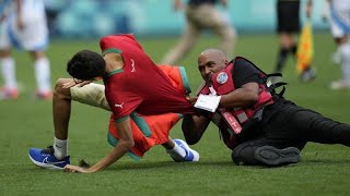 Jogos Olímpicos de Paris invasões de campo e apupos ao hino nacional de Israel [upl. by Adila706]