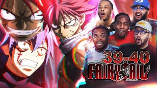 Natsu vs Jellal Fairy Tail Ep 39 amp 40 REACTION [upl. by Erdda779]