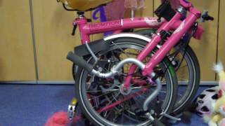 Brompton Folding Bike handlebars explained [upl. by Alyac]