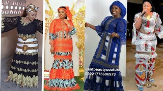 200 modèles de quotGrand Dakarquotmodèles Sénégalais de robes en pagne brodéMaxi dress Ankara styles [upl. by Chute322]