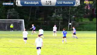 91223Randolph  U32 Boys Soccer [upl. by Etnwahs]