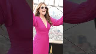 Elizabeth Hurley Lights the Empire State Building actress models [upl. by Edmanda]