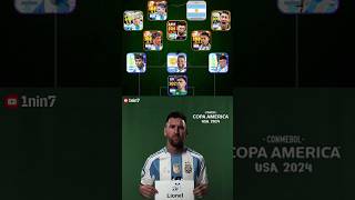 Vamos Argentina In Copa América Squad ☠️👌💯 [upl. by Say]