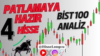 Borsada Patlamaya Hazır 4 Hisse Borsa Yorumları BİST 100 Analiz [upl. by Sancha]