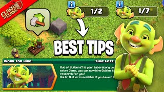 Goblin Builder is Back  BEST Way to Use 7th Builder Work For Hire Event in Clash of Clans [upl. by Smiley371]