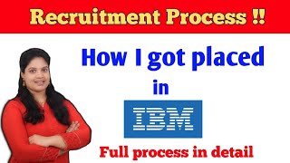 IBM Recruitment Process  Stages of IBM recruitment process How to get Hired ibm coding cognify [upl. by Battat]