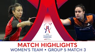 Brianna Burgos PUR vs Giorgia Piccolin ITA  WT G5  Match 3  ITTFWorlds2024 [upl. by Feodore]