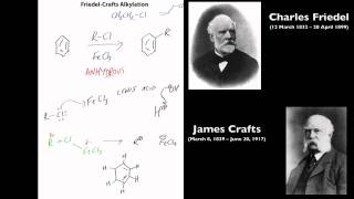 Friedel Crafts Alkylation Reaction mechanism chemistry tutorial [upl. by Laraine712]