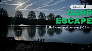 Suffolk water park Autumn 2024 pt1 Carp fishing 2024 CARP ESCAPE [upl. by Sorce]