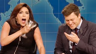 Cecily Strong Breaking Character on SNL [upl. by Elokyn]