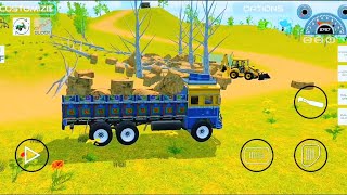 loding truck And JCB bolero4x4 cardriving gamingvideos jcb trector [upl. by Bridgid833]