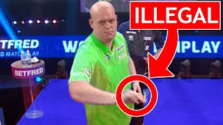 Illegal Darts Throws During PDC Matches [upl. by Farrel110]