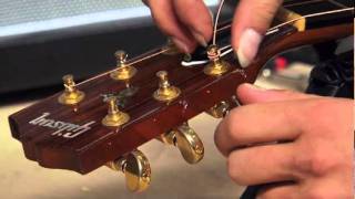 Guitarings  John Konesky Restringing Acoustic [upl. by Robbins]