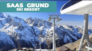 Saas Grund Ski Resort [upl. by Essirehc]