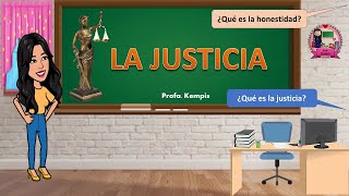 La justicia ¿qué es la justicia¿qué es la honestidadejemplos [upl. by Kristien]